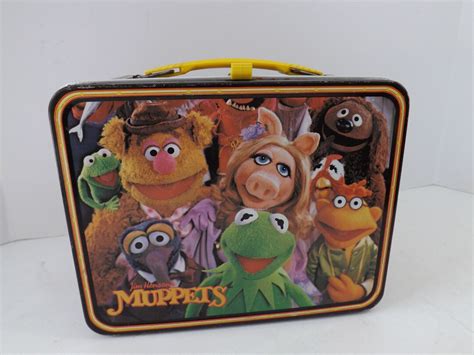 muppets metal lunch box values|the muppet show lunch box.